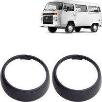 Kit Com 2 Aro Farol Kombi Clipper 1997 1998 A 2013 Preto