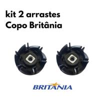 Kit com 2 arrastes para copo de Liq Britânia Diamante