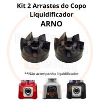 Kit com 2 Arrastes para copo de liquidificador Arno Clic Lav - Powe Mix - Power Max