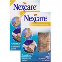 Kit com 2 Atadura Elastica 3M Nexcare 75MM X 4,5M Kit com 2 Atadura Elastica 3M Nexcare 75MM X 4,5M
