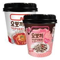 Kit Com 2 Autênticos Yopokki Copo Kimchi & Chocolate