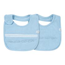 Kit Com 2 Babadores Bebê Menino Sublime Azul - Hug Kit Com 2 Babadores Bebê Menino Sublime Azul - Hug