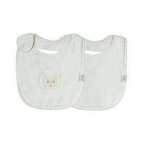 Kit Com 2 Babadores Hug Carneiro Off White Kit Com 2 Babadores Hug Carneiro Off White