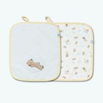 Kit Com 2 Babinhas Hug Noite Estrelada Amarelo Canário