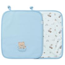 Kit Com 2 Babinhas Hug Urso Sweet Dreams Azul