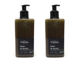 Kit Com 2 Balm Para Barba Profissional 500Ml Mar Viking