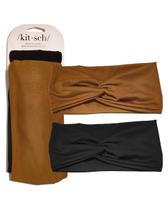 Kit com 2 Bandanas de Tecido Reciclado Kitsch - Turbante Largo para Mulheres