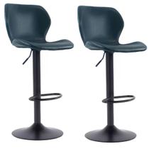 Kit com 2 Banquetas Bristol em material ecológico Fratini