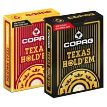 Kit Com 2 Baralhos Copag Texas Hold'Em Poker Com