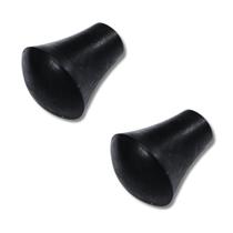 Kit com 2 Base para Pé de Surdo Borracha Redonda Preta 14.3 - Spanking