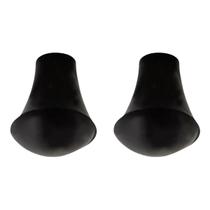 Kit Com 2 Base Para Pé De Surdo Borracha Redonda Preta 14.3 - Spanking