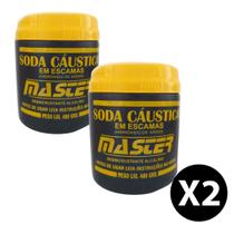 Kit com 2 Bases para sabao em escamas Mater 400g