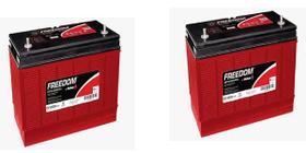 Kit com 2 Bateria Estacionária Freedom Df2000 12v 105ah 115ah Nobreak