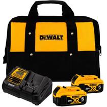 Kit com 2 Baterias 5Ah 20V Max Carregador Bivolt e Bolsa Kit com 2 Baterias 5Ah 20V Max Carregador Bivolt e Bolsa