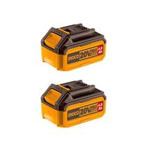 Kit com 2 baterias ingco 20v max share 4.0ah p20s cosli240312 Kit com 2 baterias ingco 20v max share 4.0ah p20s cosli240312