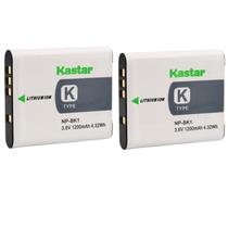Kit com 2 Baterias Kastar NP-BK1 para Câmeras Sony