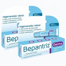 Kit com 2 Bepantriz Derma Regenerador Labial Cimed 7,5ml (mesma Formul