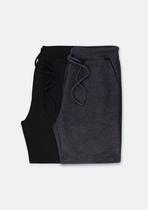 Kit Com 2 Bermudas Básicas Masculinas Em Moletom Kit Com 2 Bermudas Básicas Masculinas Em Moletom
