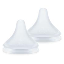 Kit com 2 Bicos de Silicone para Mamadeira Perfect Match Nuk