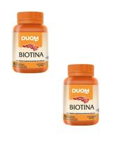 Kit com 2 Biotina 60Cápsulas - Duom