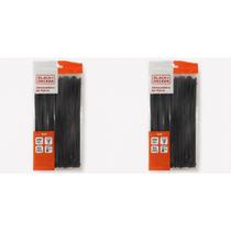 Kit com 2 black & decker abraçadeira nylon 200x2,5 mm preta c/100 Kit com 2 black & decker abraçadeira nylon 200x2,5 mm preta c/100