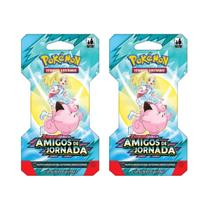 Kit com 2 Blister Unitário Pokémon Escarlate e Violeta Amigos de Jornada TCG EV9 Coleção Geek Kit com 2 Blister Unitário Pokémon Escarlate e Violeta Amigos de Jornada TCG EV9 Coleção Geek