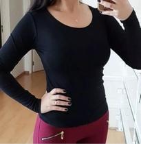 Kit Com 2 Blusas Segunda Pele Manga Longa Flanelada Térmica Opcões de Cores