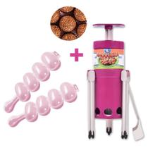 Kit com 2 Boleadores de Doces e Sushi + Modelador / Cortador de Brigadeiro e Nhoque Com Descascador e Boleador Cozinha - Linha Casa Injetemp