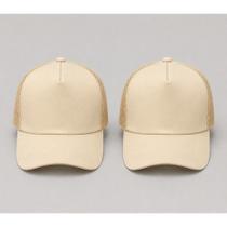 Kit com 2 bone espumado liso trucker tela aba cuva para personalização Kit com 2 bone espumado liso trucker tela aba cuva para personalização