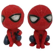 Kit com 2 Bonecos Action Figure Miniatura Spider-Man 8cm