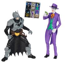 Kit Com 2 Bonecos Dc Comics Liga da Justiça Batman e Coringa + 12 Acessórios Original Lançamento - Sunny
