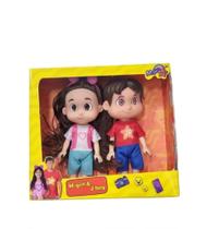 Kit com 2 bonecos maria clara e jp