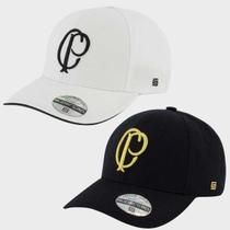 Kit com 2 Bonés Escudo Corinthians