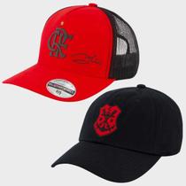 Kit com 2 Bonés Flamengo Kit com 2 Bonés Flamengo