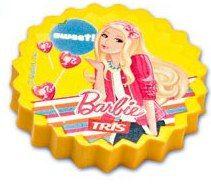 kit com 2 Borrachas Plastica amarela Barbie -Tris