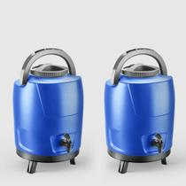 Kit com 2 Botijões Térmicos 9L Incess Blue Invicta