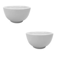 Kit com 2 Bowl 500ml - Branco - Porcelana - CHR PORCELANAS