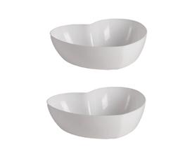 kit com 2 Bowl Coração Le Chef 21x18x6 Multiuso - Paramount