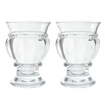 Kit Com 2 Cachepot Vasinho Multiuso De Cristal 150Ml