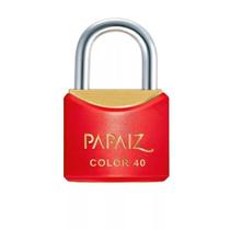 Kit com 2 Cadeados Papaiz CR40 Vermelho KA1