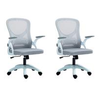 Kit com 2 Cadeira Escritório Diretor Office Columbus com Tela Mesh Kit com 2 Cadeira Escritório Diretor Office Columbus com Tela Mesh
