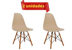 Kit com 2 Cadeira Para Escrivaninha Escritório Eiffel Charles Eames