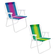 Kit com 2 Cadeiras Aço Mor Cores Sortidas Kit com 2 Cadeiras Aço Mor Cores Sortidas