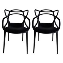 Kit com 2 Cadeiras Aviv Estrutura em Polipropileno Fratini