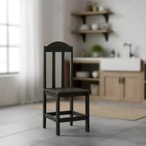 Kit com 2 Cadeiras De Jantar Madeira Maciça Safira