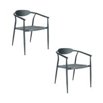 Kit com 2 Cadeiras em Aluminio e Corda Náutica para Área Externa Isla Kit com 2 Cadeiras em Aluminio e Corda Náutica para Área Externa Isla