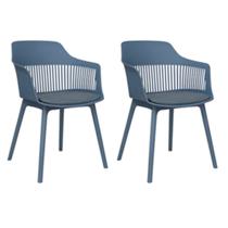 Kit com 2 Cadeiras Montreal Com Estrutura em Polipropileno Fratini
