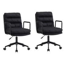Kit com 2 Cadeiras para Escritório Arizona material sintético Aveludado Kit com 2 Cadeiras para Escritório Arizona material sintético Aveludado