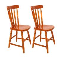 Kit com 2 Cadeiras Piratini em Madeira Maciça Colonial 150