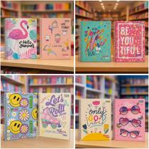 Kit com 2 Caderno 20 Matérias Masculino ou Feminino 320 Folhas Sortido